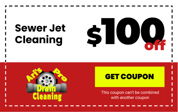 Sewer Jet Coupon - Ari’s Pro Drain Cleaning LLC in Pepperell, MA